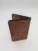 Handmade leather passport cover, travel wallet, field notes cover